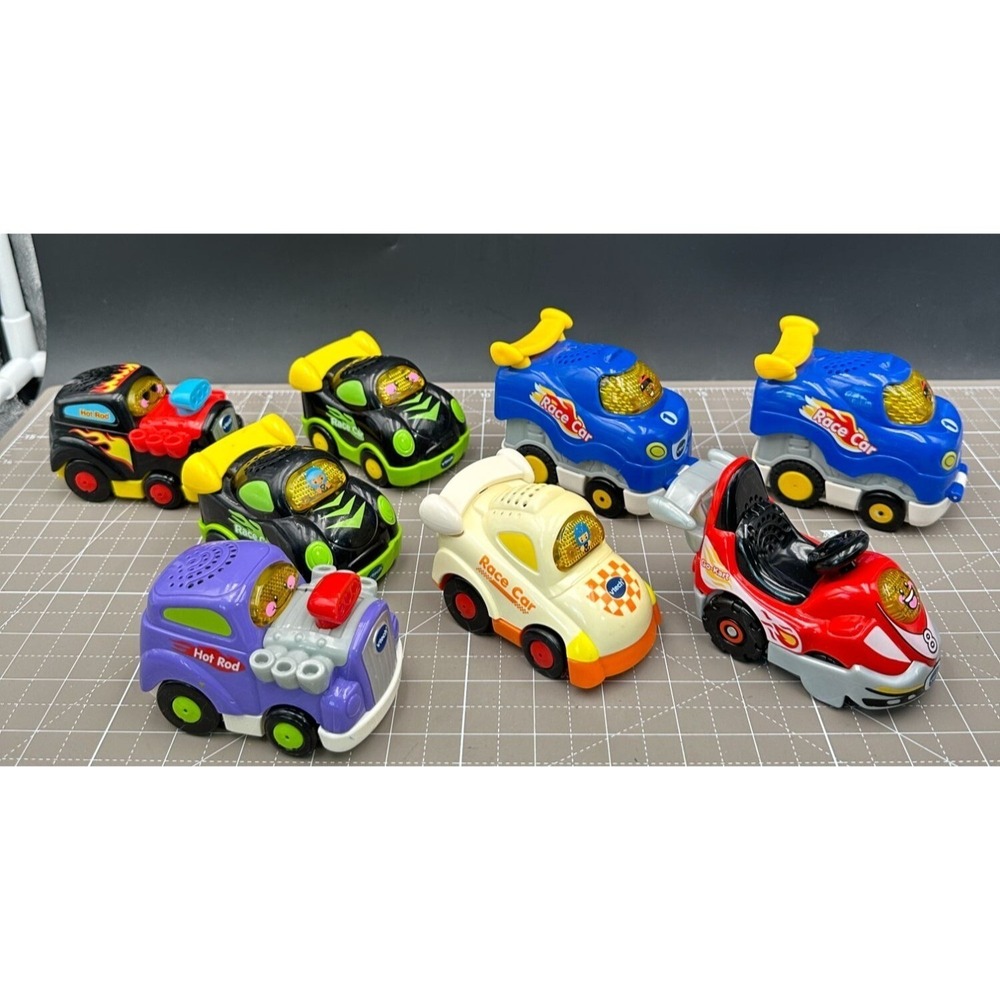 V Tech Racing Cars Lot - Picture 1 of 1